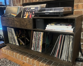 Large Vinyl Record Stand and Storage