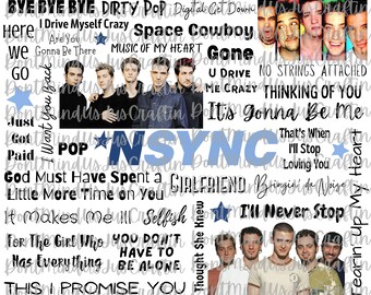 Download Nsync Svg Etsy