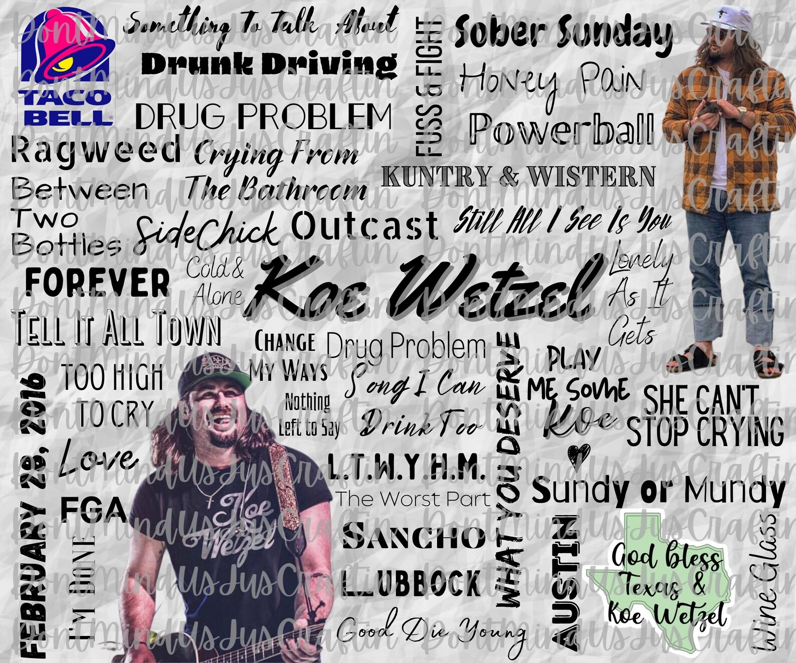Koe Wetzel Fan Sheet PNG Sublimation Digital File Instant Etsy