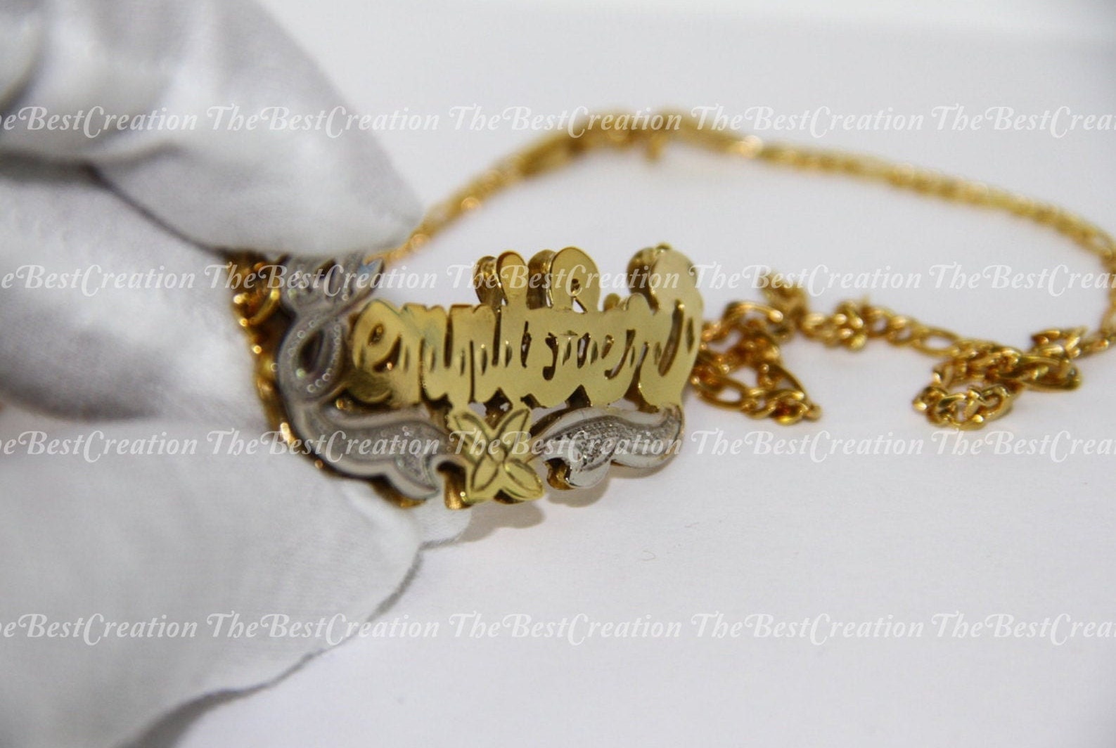 Personalized Double Name Plate Fast Shipping Free Chain Any Etsy
