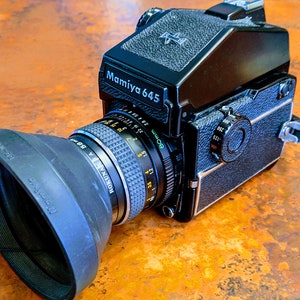 Mamiya M645 M1000S with Secor 1:28 f=80 mm/PD-S