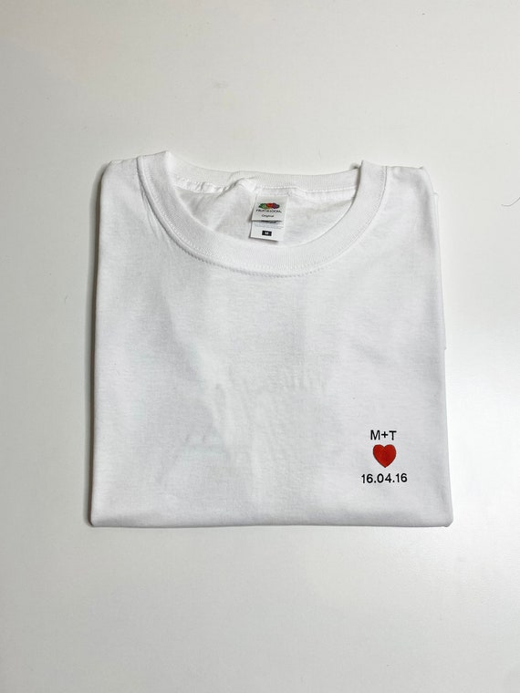 ◆tom's birthday◆ Heart Patch Stripe Half T-Shirt White SUPPORTSERIES Line Half T-shirts WHITE - TOM'S BIRTHDAY | 60