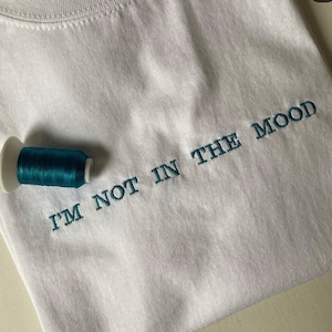 Aangepaste slogan, geborduurd T-shirt/sweatshirt, monogram,