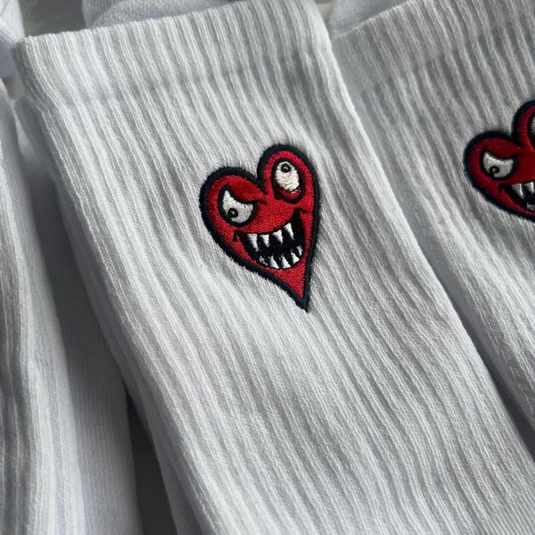 Embroidered socks
