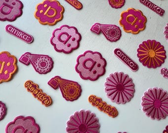 Custom Embroidered Iron On Patches: Logo, Text, Image