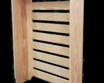 Cubre radiador de madera natural lacada TERNA