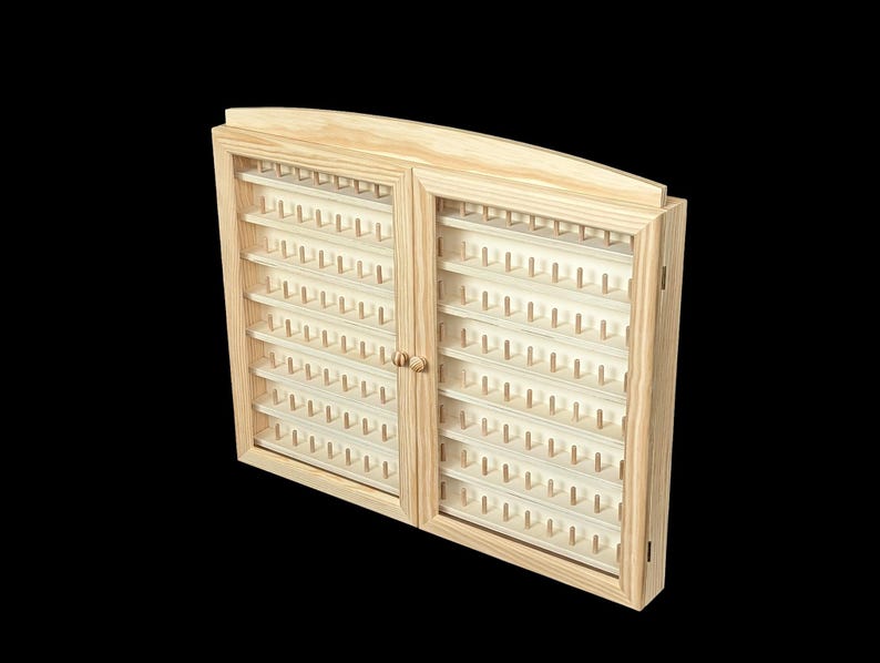 Thimble Collection Display Case. Capacity 144 Thimbles. Measurements