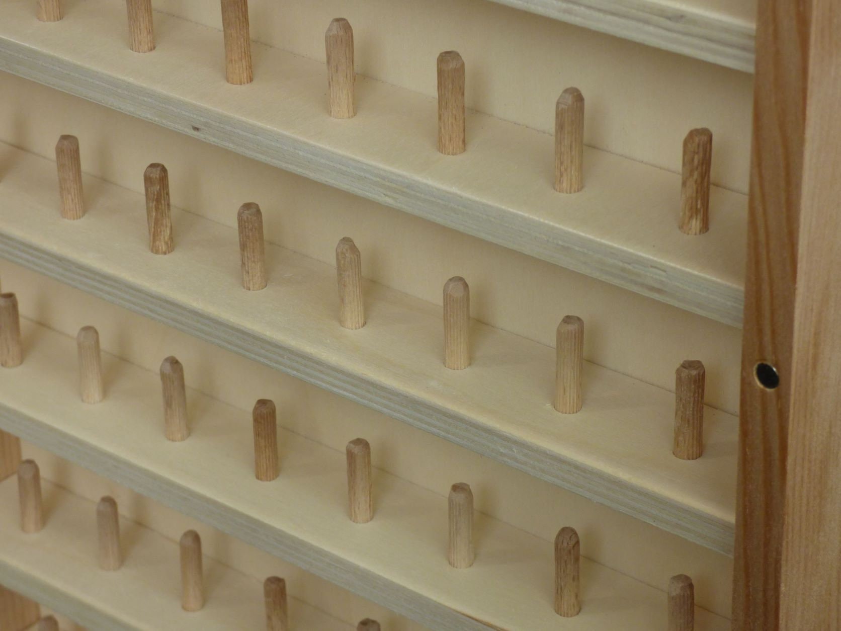 Large Thimble Collection Display Case. for 64 Thimbles. Measurements