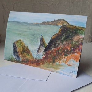 Carte de vœux originale Inspire Tides Print de Hells Mouth Cornwall