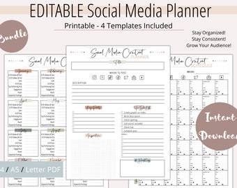 facebook planner etsy