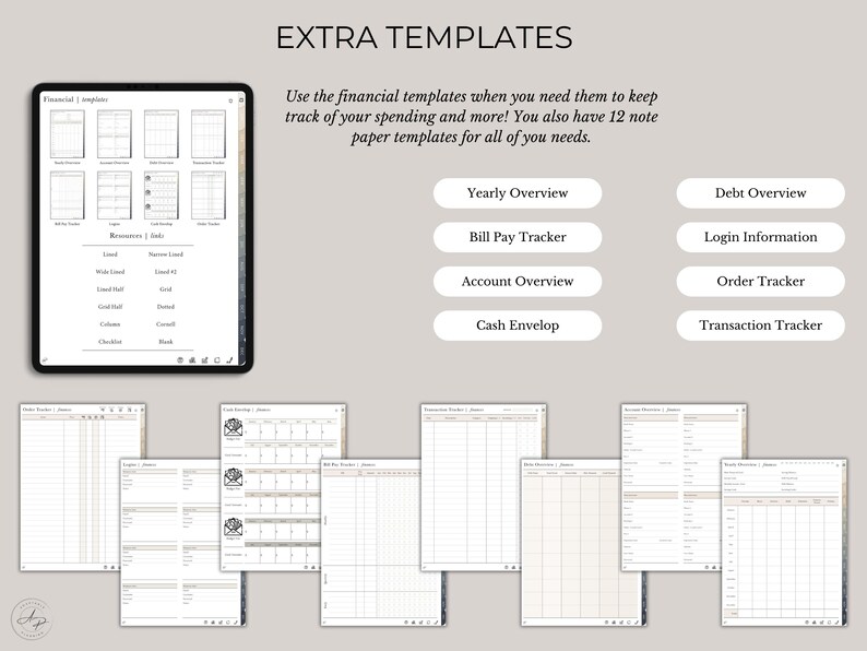 2026 Bi-Weekly Paycheck Budget Planner: Digital Financial Tracker (GoodNotes) image 16