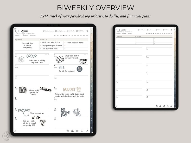 2026 Bi-Weekly Paycheck Budget Planner: Digital Financial Tracker (GoodNotes) image 4