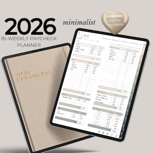 2026 Bi-Weekly Paycheck Budget Planner: Digital Financial Tracker (GoodNotes)