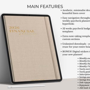 2026 Bi-Weekly Paycheck Budget Planner: Digital Financial Tracker (GoodNotes) image 2
