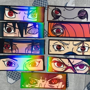 Ninja the red eye stickers | holographic