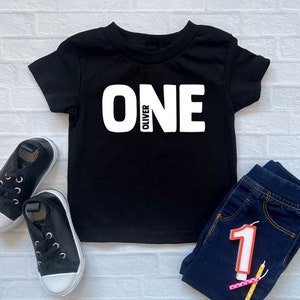 ONE Birthday Tee - CUSTOM | ONE Tshirt | Custom Toddler Shirt | Name Tee | Birthday Tee | First Birthday