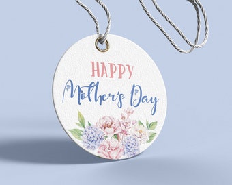 Printable Mothers Day Gift Tag | Mother's Day Gift Tag | Mother's Day Cookie Tag | Floral Gift Tags | Cookie Tags | Treat Tags