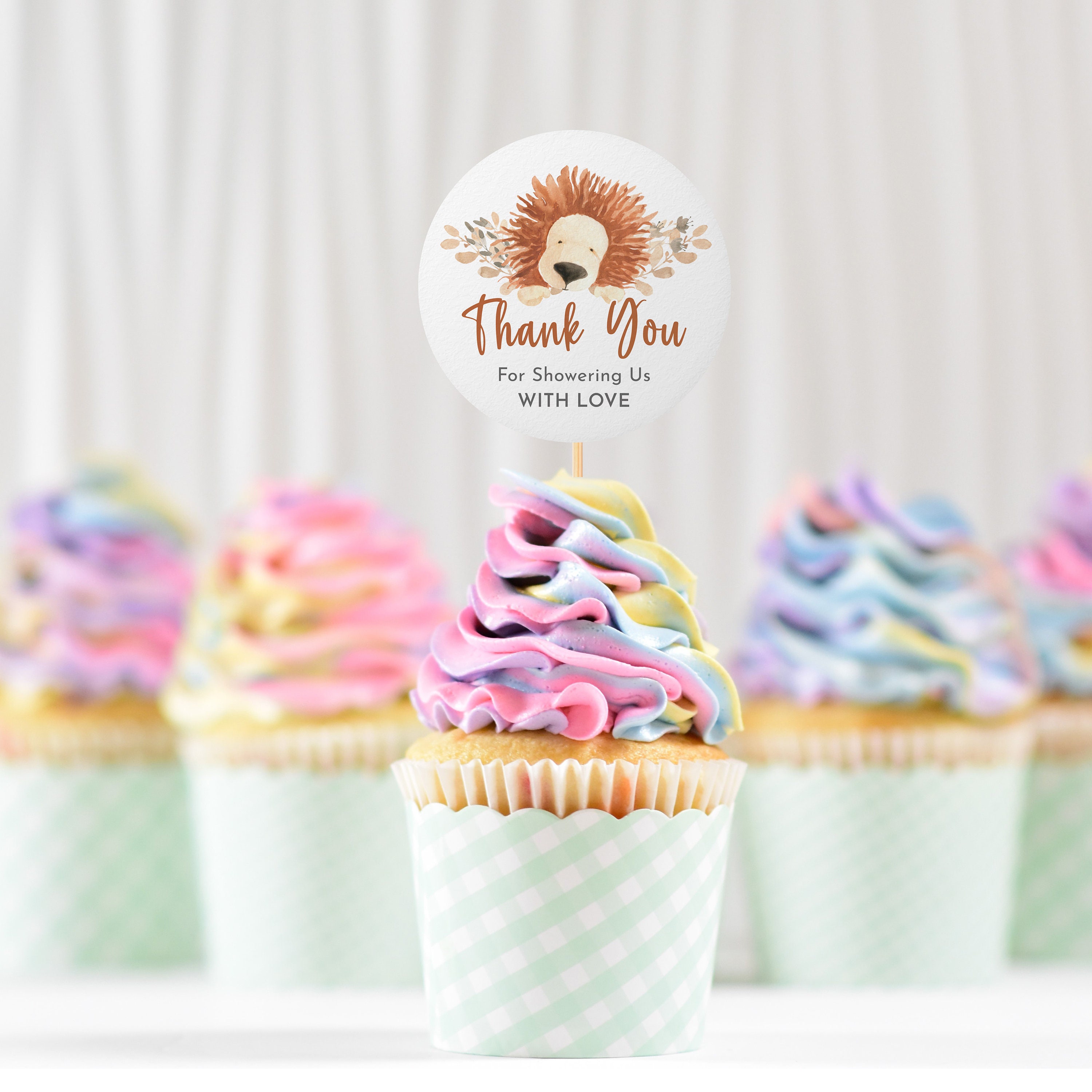 Printable Lion Gift Tag