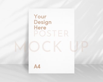 A5 A4 A3 A2 A1 Poster Mock Up | Minimal Poster Mock Up | Wall Art Mock Up | Print Mock Up | Poster Template | Mockup for Artwork