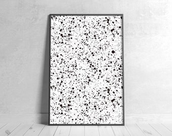 Abstracte kunst aan de muur | Abstract Print | Moderne kunst aan de muur | Minimalistische print | Zwart-wit print | Afdrukbare kunst aan de muur | Digitale download