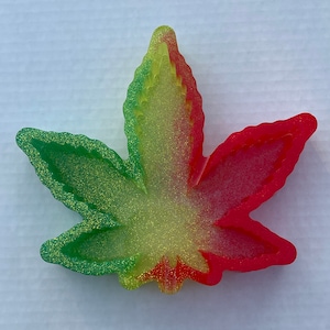 Cendrier à feuilles en résine sur le thème Rasta