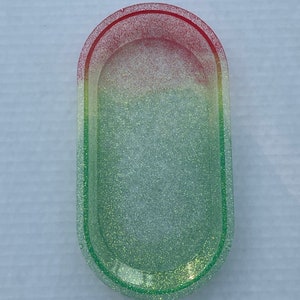 Rasta Theme Resin Rolling Tray