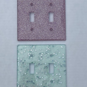 Double Light Switch Resin Plate Covers