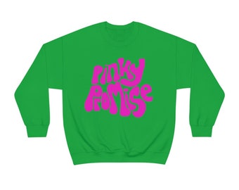 Pinky Promise Sweatshirt mit Rundhalsausschnitt