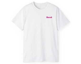 Camiseta gráfica aburrida