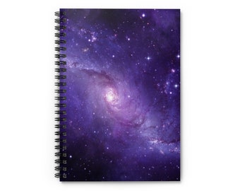 Galaxy Spiral Notebook - Ruled Line