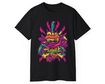 Camiseta gráfica ruidosa