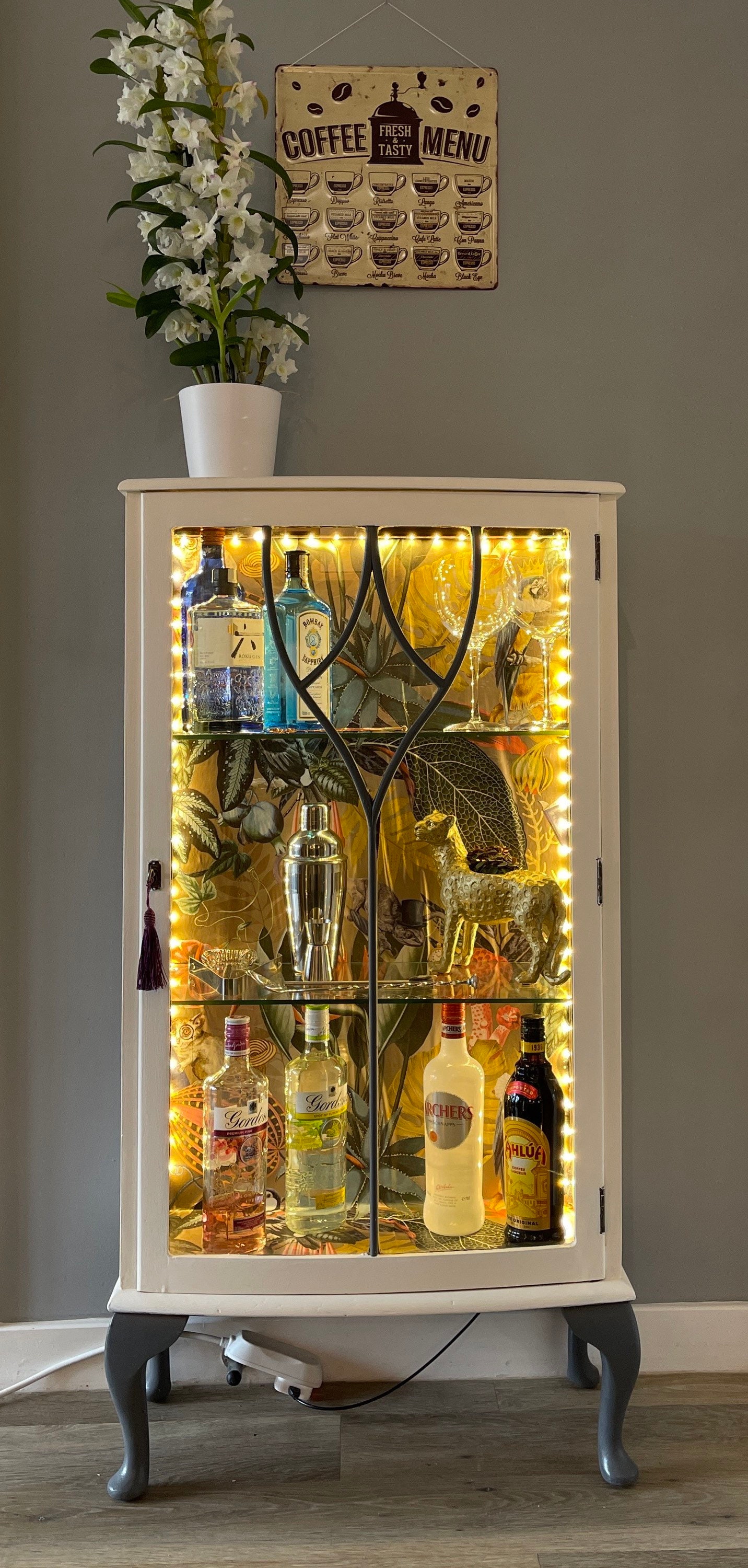 This has been SOLD 1960s funky gin with LED Etsy