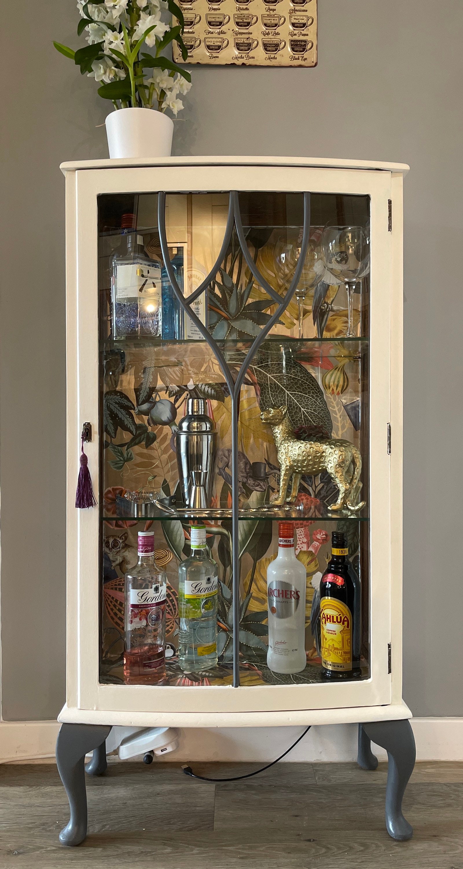 This has been SOLD 1960s funky gin with LED Etsy