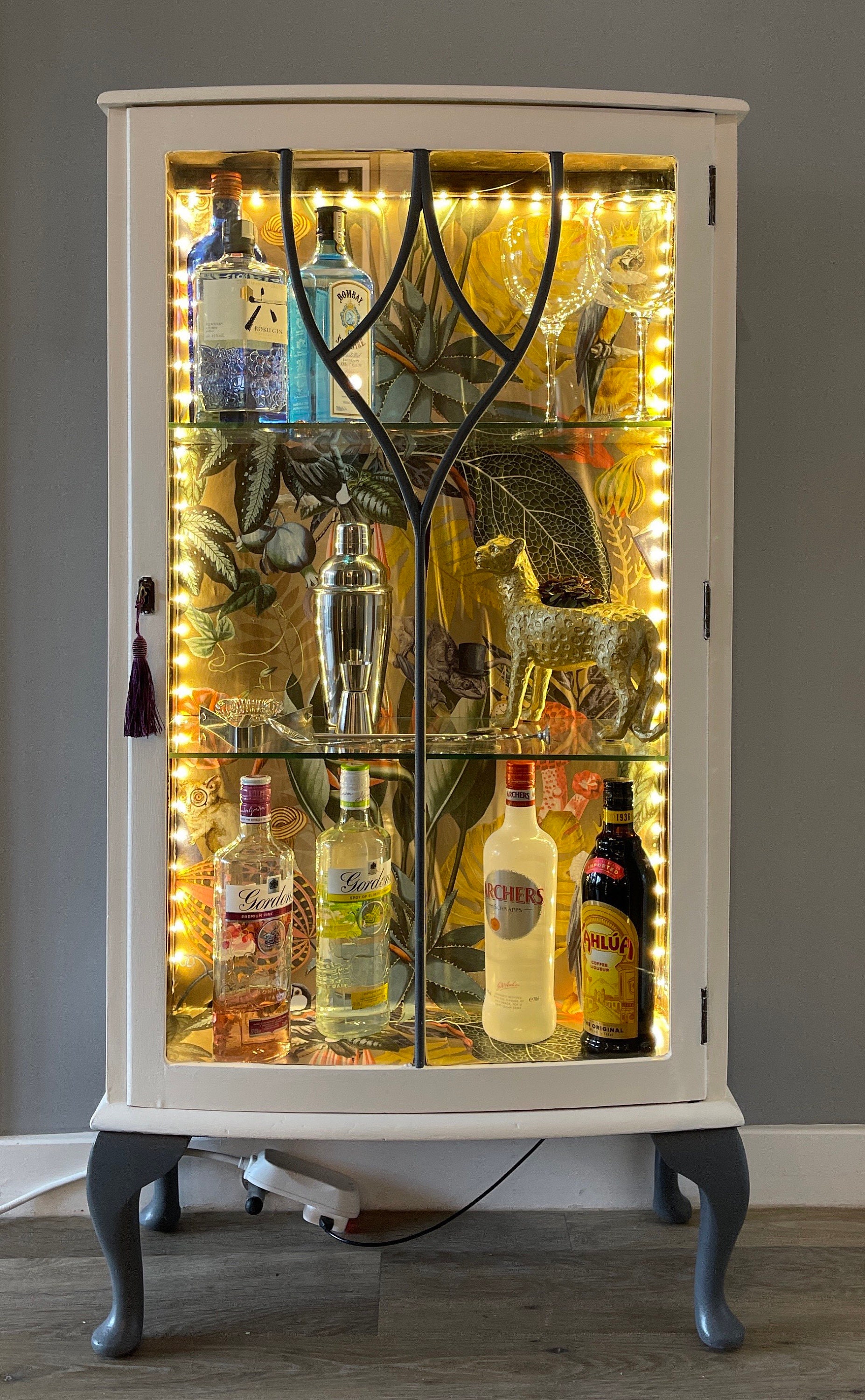 This has been SOLD 1960s funky gin with LED Etsy