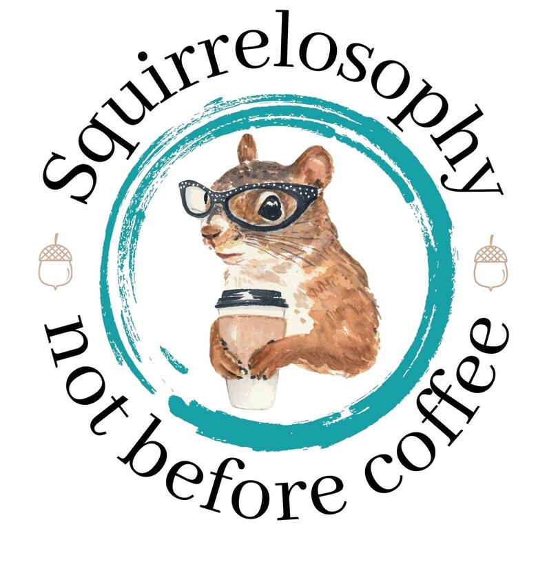 Coffee First Shirt, Sarcastic Gift, Witty Tshirt, Funny Squirrel Shirt, Squirrel Lover Gift, Coffee Gift, Coffee Addict, I Love Squirrels bild 2