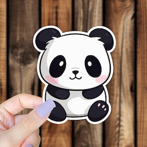 Panda Bear Puffy Stickers, Animal Deco Stickers, Scrapbook Stickers,  Planner Stickers, Craft Stickers, Panda Lover Gift 