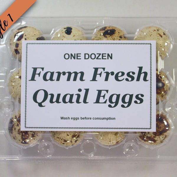 Egg Carton Labels Etsy Australia