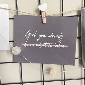 Offre groupée de 4 cartes postales | cartes de motivation positives | Pack de cartes postales Affirmation | Cartes Affirm | Jeu de cartes postales motivantes