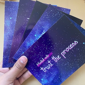 Offre groupée de 5 cartes postales | jeu de cartes de motivation positive | Pack de cartes d'affirmation positive | Cartes Affirm | Pack de cartes postales | source d'inspiration