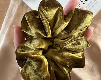Handmade large velvet scrunchie | Bridesmaid | Teacher | Mom | Gift for her | Velvet hair scrunchie