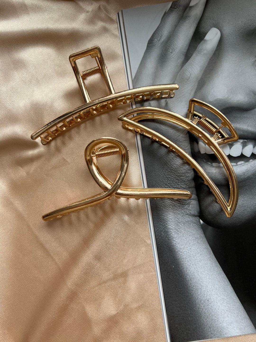 Large Metal Hair Claw Clips Metal Hair Claw Clip for Thick Thin Hair