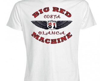 Hells Angels Wings  White T-Shirt Support81 Big Red Machine