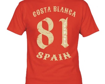 Hells Angels  Vintage Support81 Red T-Shirt