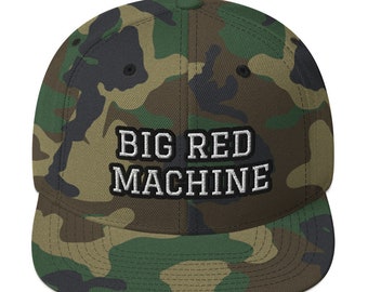 01 Hells Angels Support81 embroided  front and back Snapback Hat Big Red Machine