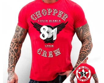 Hells Angels Choppercrew Support81 T-Shirt front and back print