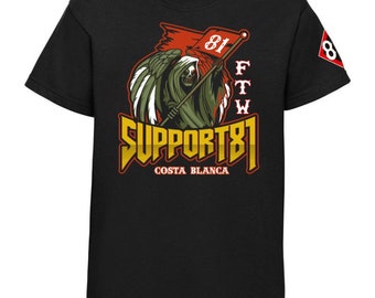 Hells Angels Reaper Support81 Black T-Shirt