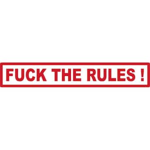 Hells Angels Support 81 aufkleber  F*CK THE RULES
