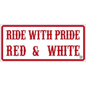 Hells Angels  sticker Decal Support81 RIDE WITH PRIDE 7,5cm x 3,5cm