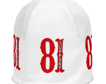 01 Hells Angels Support81 All-Over Print Beanie