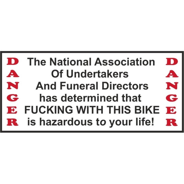 Hells Angels Support 81 sticker National Association Bike 7.5 x 4 cm